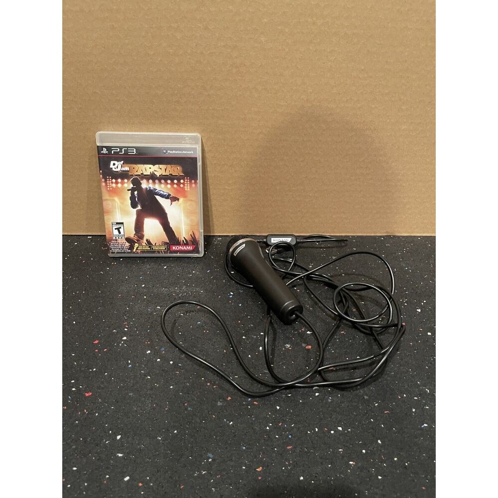 Def Jam Rapstar (Sony PlayStation 3, 2010) with Microphone